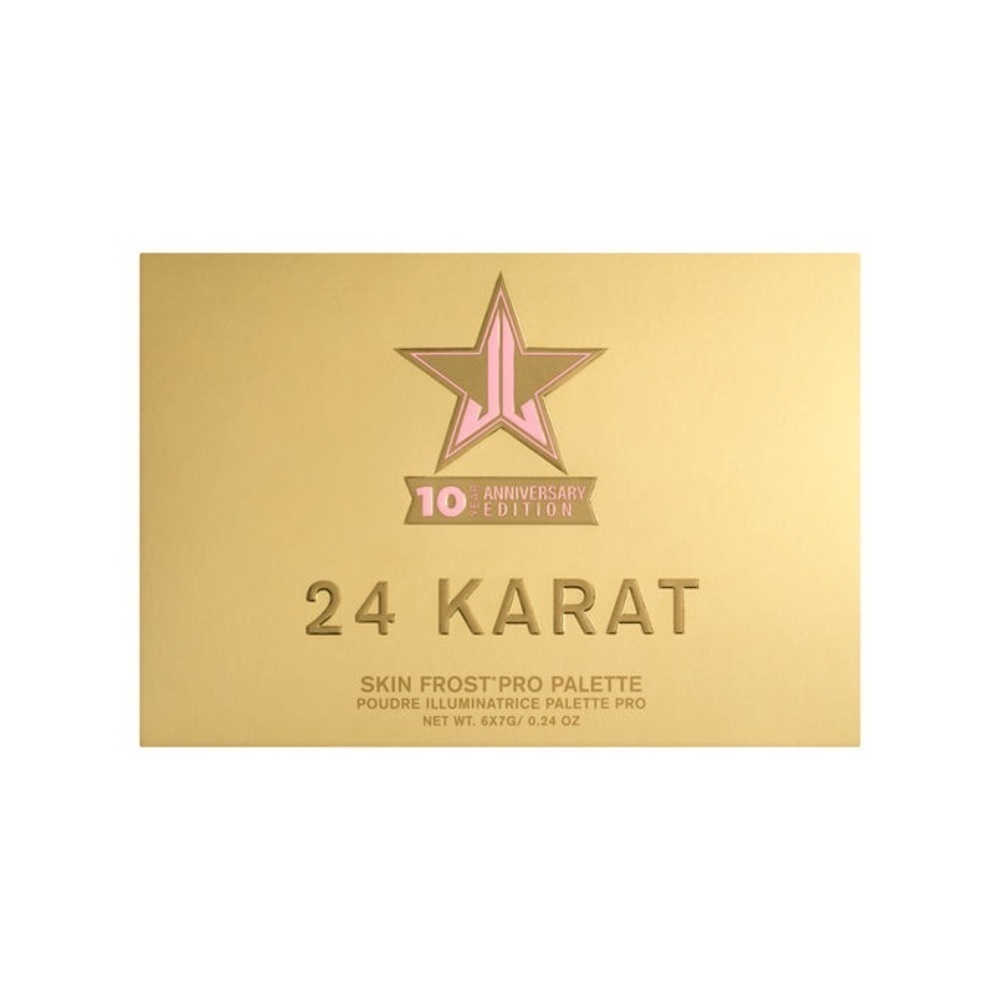 Jeffree Star 10 Year Anniversary Edition 24 Karat Skin Frost Pro Palette